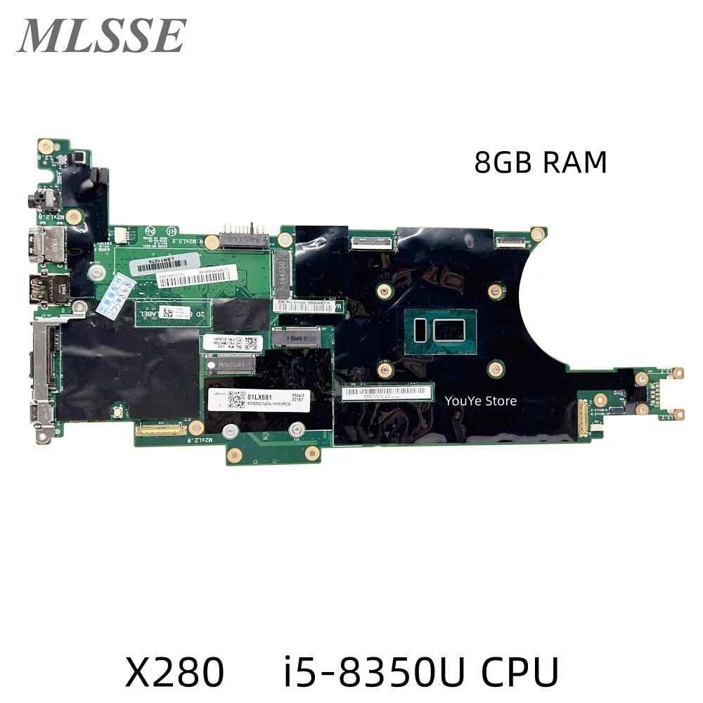 Lenovo Thinkpad X280 Ʈ  NM-B521 01LX681, i5-8350U CPU 8GB RAM 100% ׽Ʈ Ϸ,  